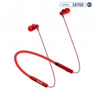 Fone de Ouvido Sem Fio Quanta QTFB20 com Bluetooth e Microfone - Vermelho