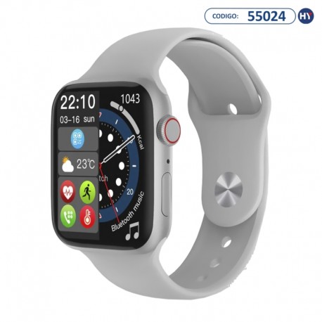 Smartwatch Blulory Glifo L7 Mini com Bluetooth - Silver