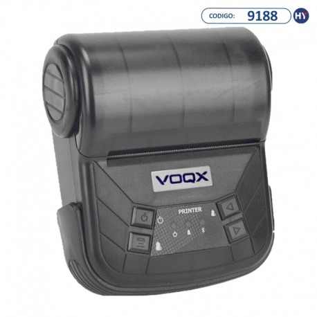 Impressora Térmica VOQX VX-P3 com Bluetooth e Bateria Recarregável - Preto