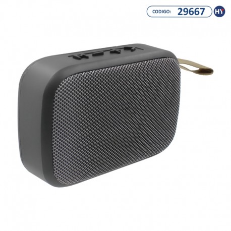 Speaker Portable Bluetooth Speaker 3 watts com Bluetooth/USB e Auxiliar - Preto