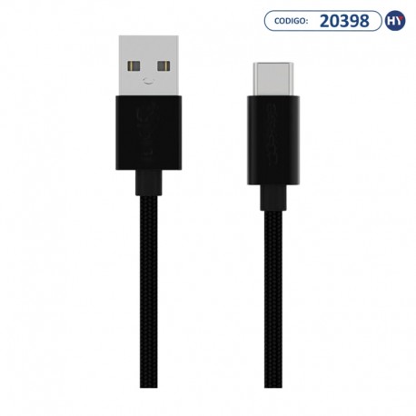 Cable USB-C Tukana CBL005 1 Metro - Negro