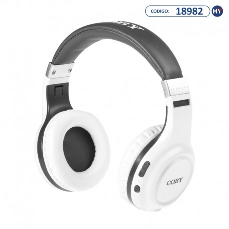 Auricular Inalámbrico Coby CBH103 Bluetooth - Blanco