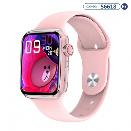 Smartwatch Blulory Glifo 8 con Bluetooth - Pink