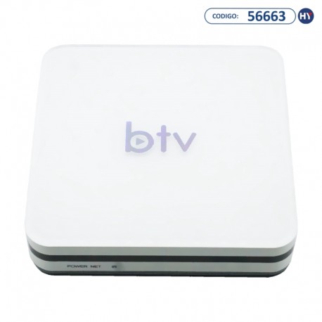 Receptor FTA BTV B13 Full HD Wi-Fi com 16GB + 2GB RAM Bivolt - Branco