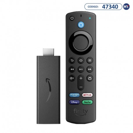 Adaptador para Streaming Amazon Fire TV Stick 4K 3rd Gen Ultra HD - Preto