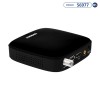 Conversor de TV Digital ISDB-T Satellite A-DTR07 Full HD com HDMI e USB Bivolt - Preto