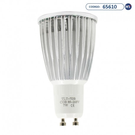 Lámpara Dicroica LED High Power 7DBCOB-GU10 de 7 watts Bivolt