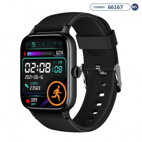 Smartwatch Blulory Glifo RS4 - Preto