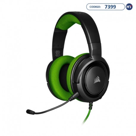 Headset Gaming Corsair HS35 - Preto/Verde