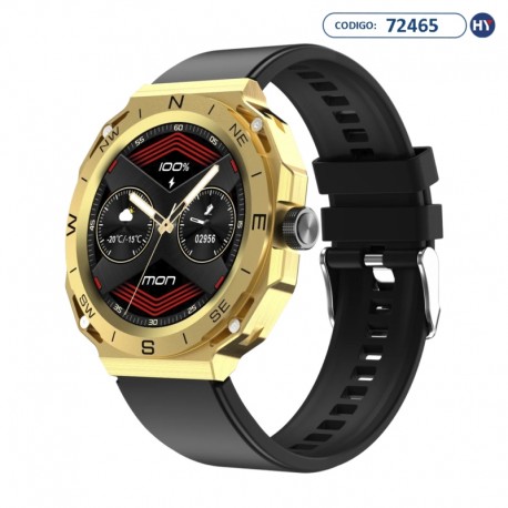 Smartwatch Blulory RT - Gold/Marrom