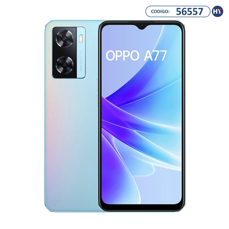 Smartphone OPPO A77 CPH2385 Dual SIM 128GB + 4GB RAM - Azul - Compras HY