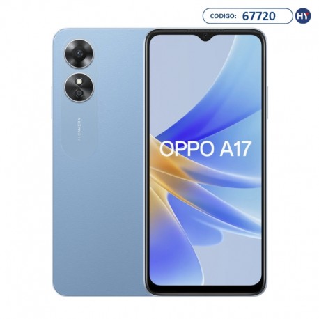 Smartphone OPPO A17 CPH2477 Dual SIM 64GB + 4GB RAM - Azul