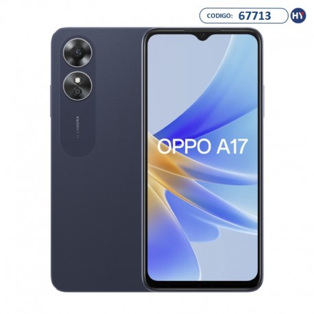 Smartphone OPPO A17 CPH2477 Dual SIM 64GB + 4GB RAM - Preto