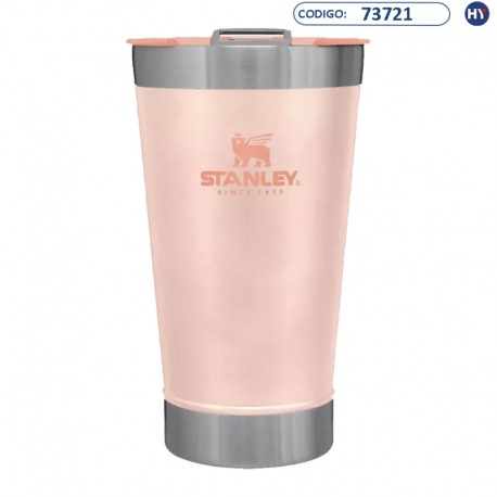 Copo Térmico Stanley Classic Stay Chill Beer Pint de 473 ml - Rosa