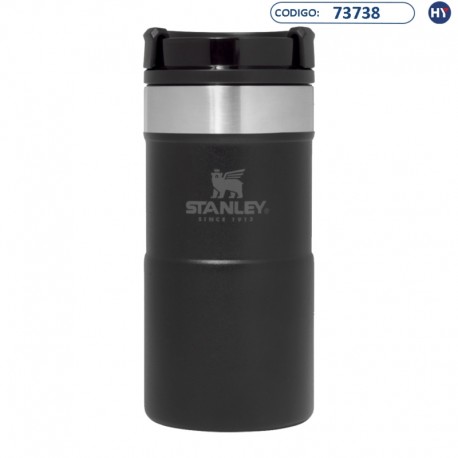Garrafa Térmica Stanley Travel Mug Neverleak Classic de 250 ml - Preto