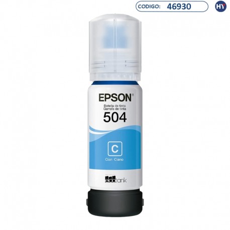 Tinta Epson T504-220 70 ml - Cian