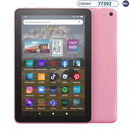 Tablet Amazon Fire HD 8 12th Gen (2022) 32GB + 2GB RAM - Rosa