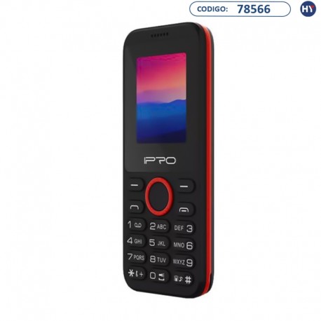Celular IPRO A6 Mini Dual Sim 1.8" - Negro/Rojo