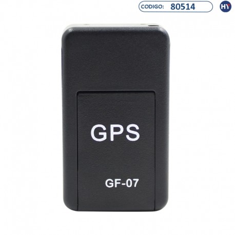 Rastreador GPS Mini GF-07 Portátil GSM - K0043 Negro