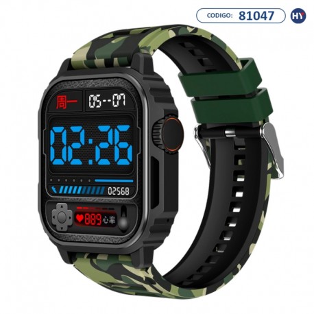 Smartwatch Blulory SV Watch - Camuflado/Negro