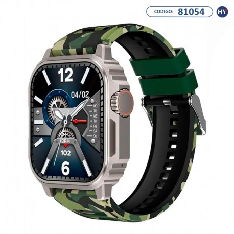 Smartwatch Blulory SV Watch - Camuflado/Plata
