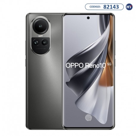 Smartphone OPPO Reno10 CPH2531 Dual 256GB + 8GB RAM 5G - Cinza (Grafite)