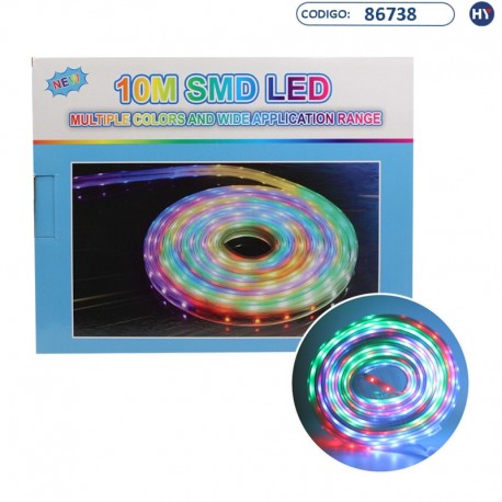 Cinta Led SMD K0080 de 10 mts - Flexible Colorido - 220V