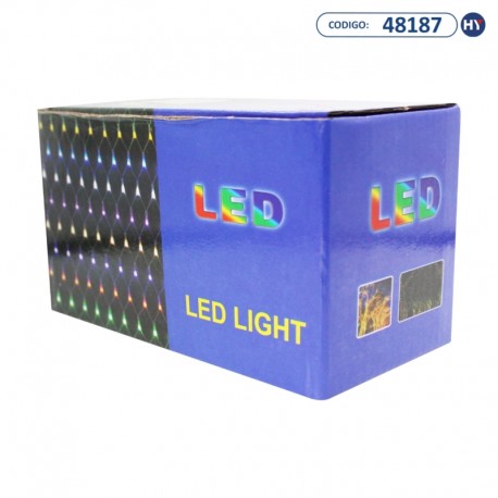 Luzes de Natal tipo Rede 3 mts - Colorido - 220V - 50Hz