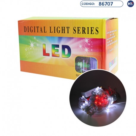 Luces Led de Navidad K0077 C/300 Leds - Cascada - Colorido de 3 mts - 220V