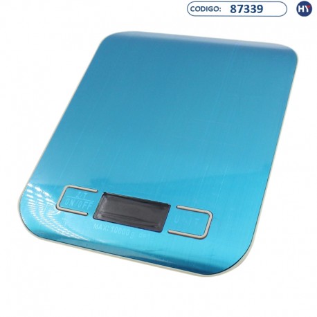 Balanza Digital de Cocina K0140 - Inox Azul