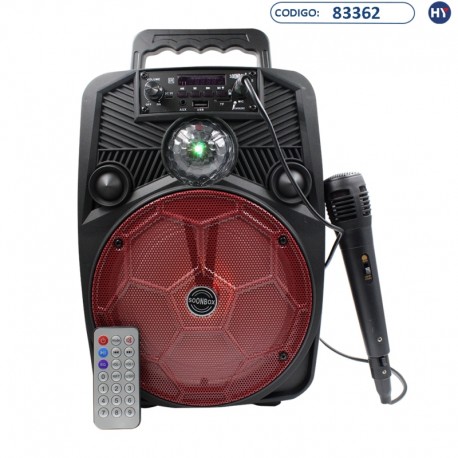 Speaker SoonBox S15  6,5" (K0120) Vermelho/Preto