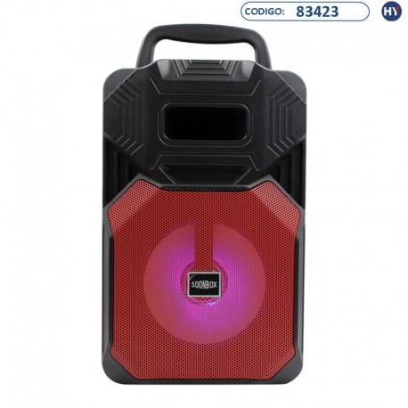 Speaker SoonBox S1 4" (K0095) Rojo/Negro