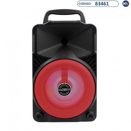Speaker SoonBox S4  4" (K0097) Vermelho/Preto