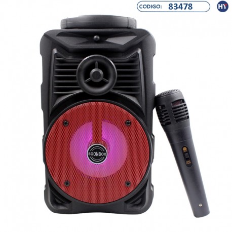 Speaker SoonBox S5 4" (K0098) Rojo/Negro