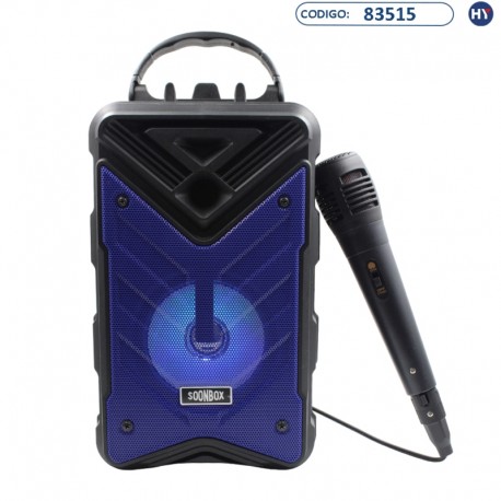 Speaker SoonBox S7 4" (K0100) Azul/Negro