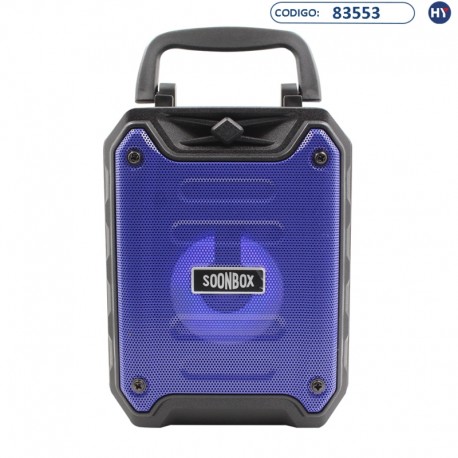 Speaker SoonBox S10  3" (K0102) Azul/Preto