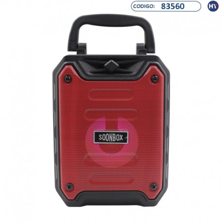 Speaker SoonBox S10 3" (K0102) Rojo/Negro