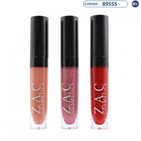 Lip Gloss Redondo ZAC Cosmetics LG0800 - 6 Tonos 5ml (8006)