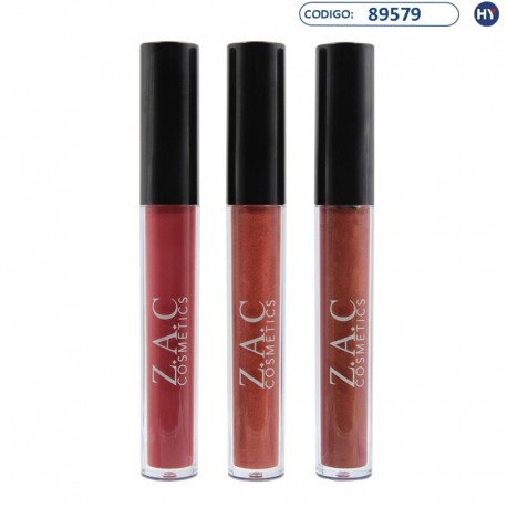 Lip Gloss ZAC Cosmetics Redondo LG0802 - 6 Tonos 3ml (8020)