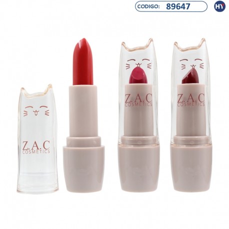 Bálsamo Labial Cat ZAC Cosmetics LS0738 - 3 Tonos (7382)