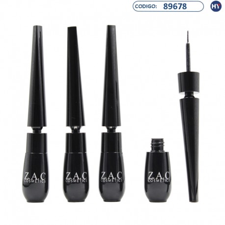 Delineador Líquido de Ojos Perla ZAC Cosmetics EL0337 - 4 Tonos 4.5ml (3377)