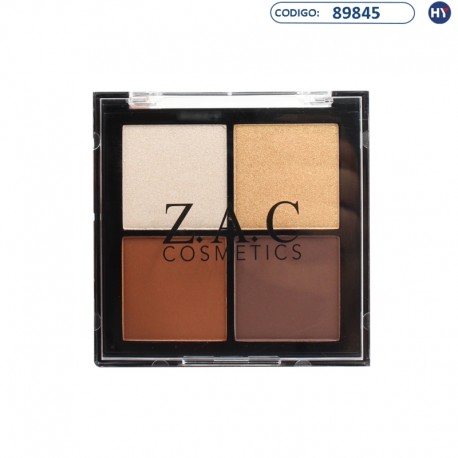 Sombra para Olhos ZAC Cosmetics ES1178 - 4 Tons (1785)