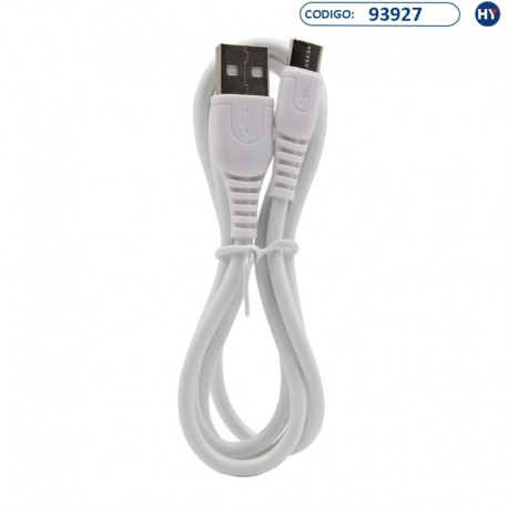 Cable Conector Q018 Tipo USB-C de 1m - Blanco