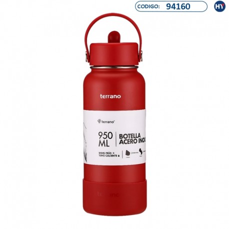 Botella Térmica Terrano Bota de 950ml - Rojo