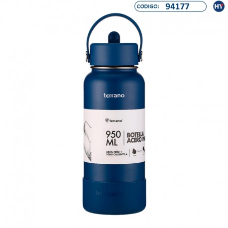 Botella Térmica Terrano Bota de 950ml - Azul