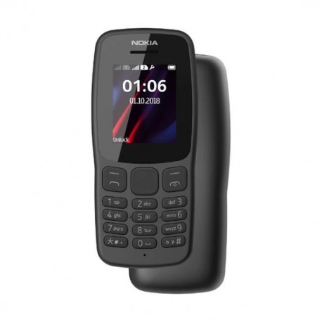 Celular Nokia 106 TA-1114 Dual Sim 1.8" Black
