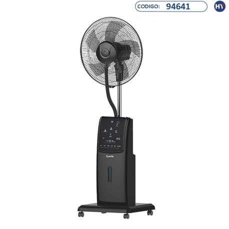 Ventilador Quanta QTVUAM1 com Umidificador Anti-Mosquitos - 220V - Preto