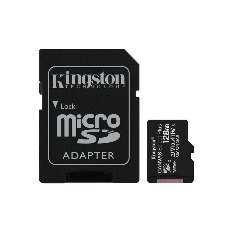 MEMORIA MICRO SD KINGSTON CANVAS SELECT 128GB