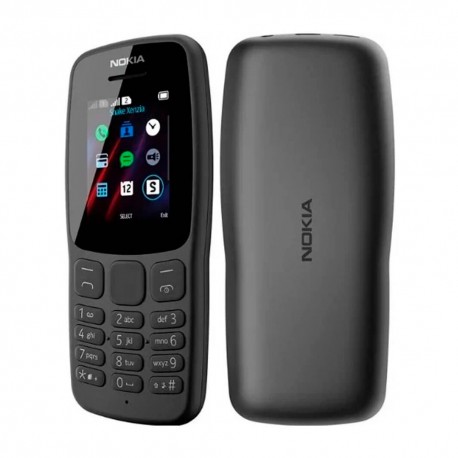 Celular Nokia 106 TA-1190 Single Sim 2.4" Preto