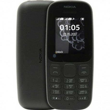 Celular Nokia 105 TA-1034 DS 1.77" Preto